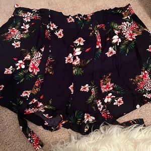 Forever 21 flower shorts.
